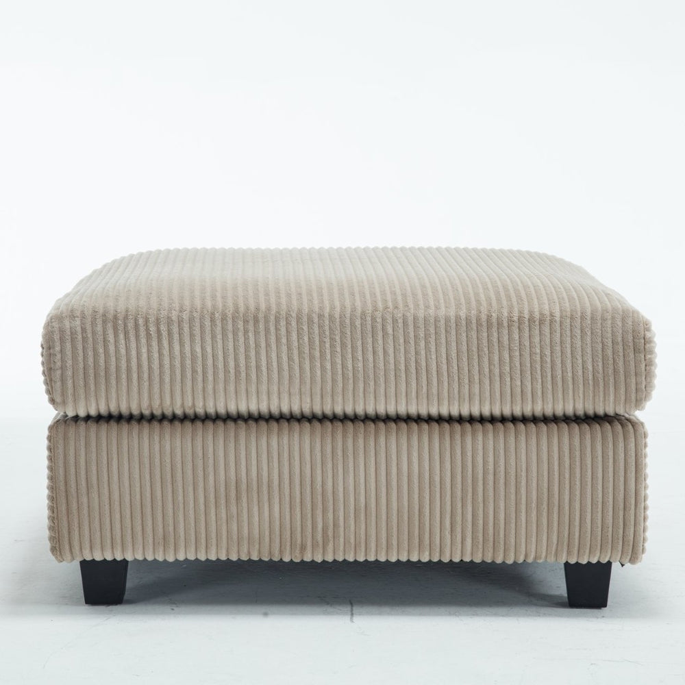 English Elm {New Arrival} Oversized Modular Sectional Sofa - Cozy Corduroy 6-Seater For Ultimate Comfort & Style! W2325S00019-GIGA