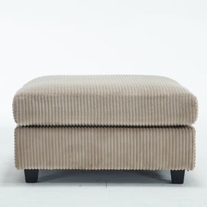 English Elm {New Arrival} Oversized Modular Sectional Sofa - Cozy Corduroy 6-Seater For Ultimate Comfort & Style! W2325S00019-GIGA