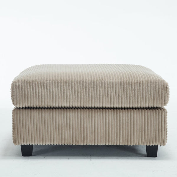English Elm {New Arrival} Oversized Modular Sectional Sofa - Cozy Corduroy 6-Seater For Ultimate Comfort & Style! W2325S00019-GIGA