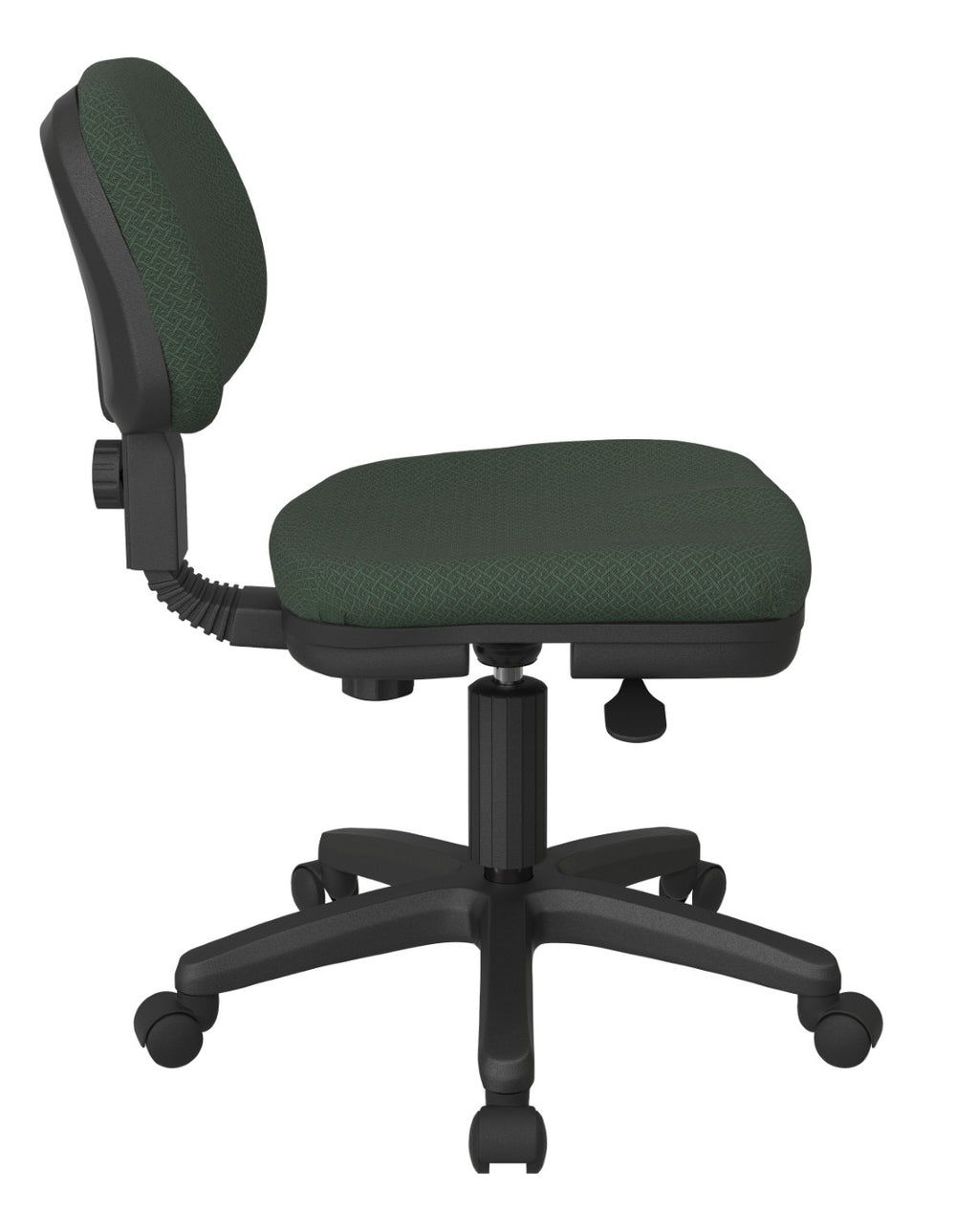 OSP Home Furnishings Basic Task Chair with Pneumatic Height Adjustment Swivel Seat for Home Office Use SC117-106