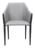 Andover Dining Chair - Set of 2 Slate Gray 110167 Zuo Modern