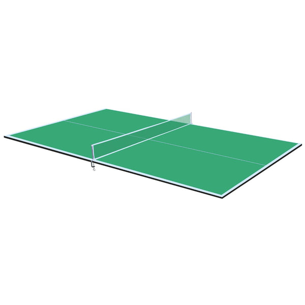 English Elm 8.5ft Regulation Ping Pong Conversion Top Foldable Mdf Surface for Game Rooms Green W1408P401725