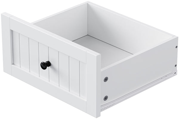 English Elm K&K 48in Kitchen Island Set with 2 Stools, Built-In Power Station, Drop Leaf & Ample Storage Space White N707S000015W