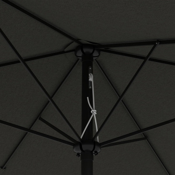 English Elm Outsunny 6.5' X 10' Rectangular Patio Umbrella With Crank, Tilt & Uv Protection For Outdoor Comfort W2225P174142-GIGA