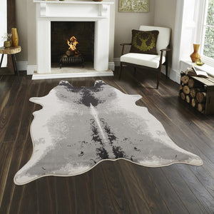 English Elm Hide 5 Ft. X 7 Ft. Gray Area Rug - Soft, Durable, Pet-Friendly Design Perfect For Any Living Space B186P316850