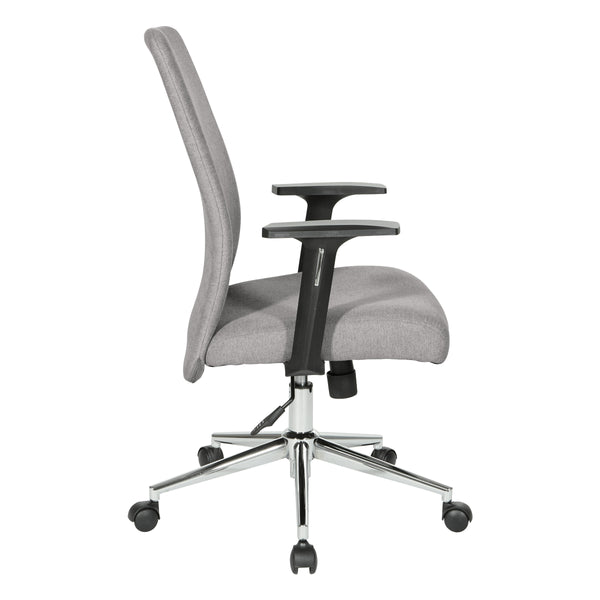 OSP Home Furnishings Evanston Office Chair Fog