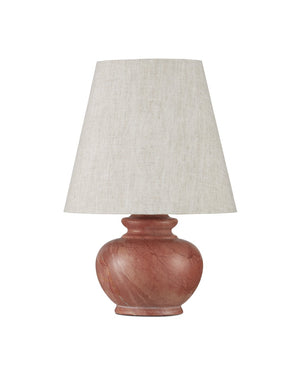 Currey & Company Piccolo Mini Table Lamp: Charming Pistachio Marble Accent Light For Cozy Spaces And Unique Decor Pink Rosa Cappuccino Marble 6000-1049-currey-company