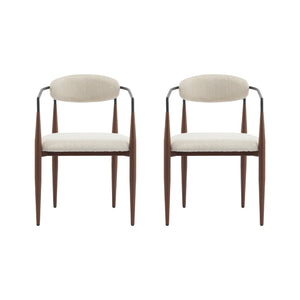 English Elm Christopher Knight Home® - Dining Arm Chair Set Of 2 - Modern Upholstered Design With Ergonomic Support For Chic Dining Spaces N771P232981H