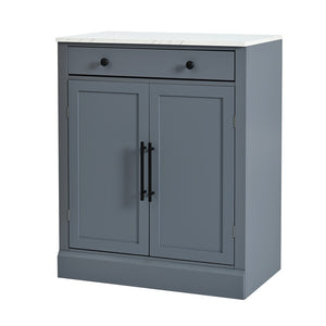 English Elm Topmax Modern Freestanding Kitchen Pantry Cabinet With Smart Storage & Style N717P221574E-GIGA