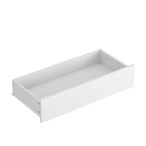 English Elm 8 Drawer Tall Chest Slim Particleboard Build Smooth Gliding Storage for Bedroom Closet White W409S00008