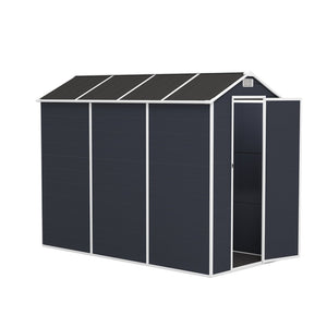 English Elm Campcraft Outdoor Resin Storage Shed with Hd Windows Uv Resistant Polypropylene Build W1598S00027