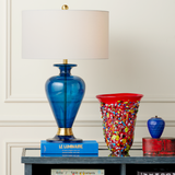 Aladdin Blue Table Lamp