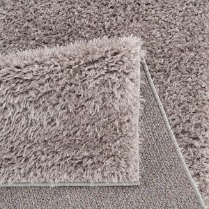 JLA Home Madison Park - Super Polyester Shag Area Rug with Luxurious High-Pile Comfort, Durable Polyester, Non-Slip Backing Grey MP35-7574