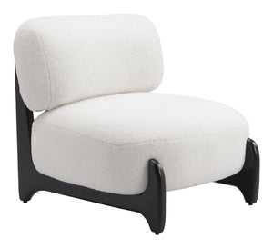 Bombo Accent Chair White 110268 Zuo Modern