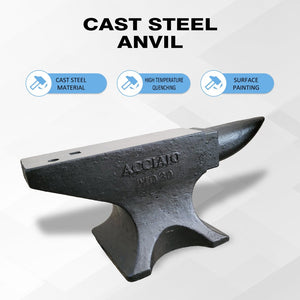 English Elm Single Horn Cast Steel Anvil 66lb Hardened Forge Tool for Blacksmith Metalsmith Work W3213P453347