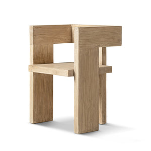 English Elm Avenel Reclaimed Elm Sculptural Accent Chair Wabi-sabi Solid Wood Architectural Statement Natural B2719P474445