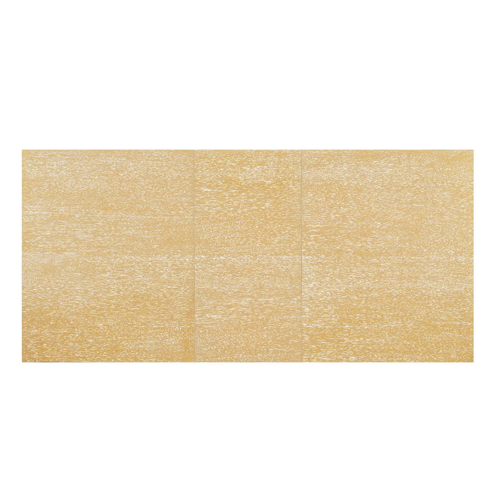 English Elm TOPMAX 76-inch Extendable Trestle Dining Set with 18" Removable Leaf, Upholstered Chairs & Bench Natural SP000048AAA