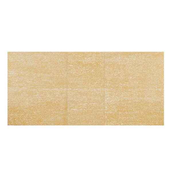 English Elm TOPMAX 76-inch Extendable Trestle Dining Set with 18" Removable Leaf, Upholstered Chairs & Bench Natural SP000048AAA