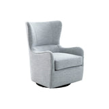 Madison Park Arianna Transitional Swivel Glider Chair MP103-0801 Light Blue