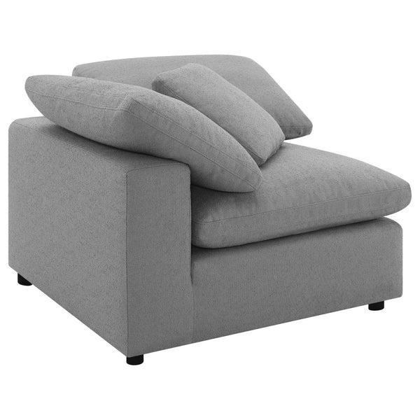 English Elm Segoura Five Piece Bouclé Modular Sectional Soft Low Profile Living Room Sofa B062S01653
