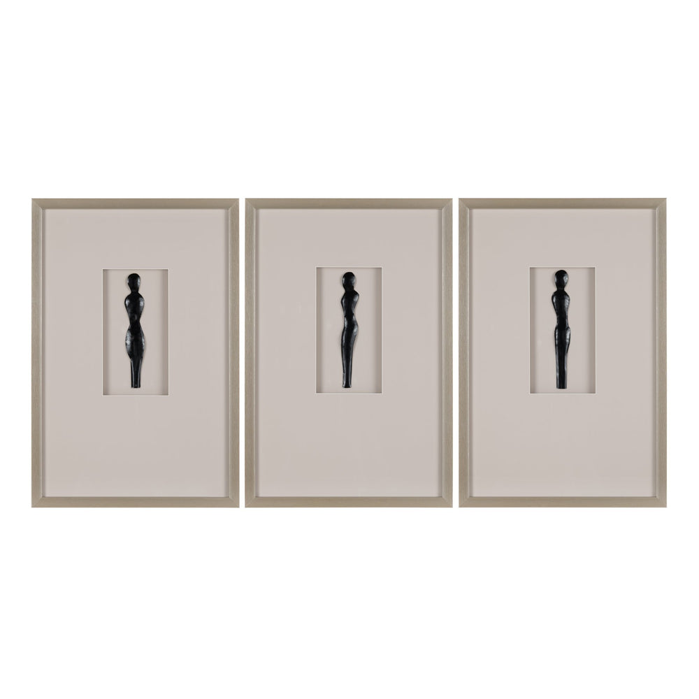 Crestview Collection Tres Silhouettes - Elegant Wall Decor By Crestview - Stunning Chinese-inspired Design For Your Home   Cvtop3556