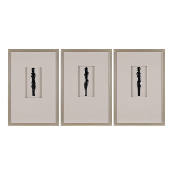 Crestview Collection Tres Silhouettes - Elegant Wall Decor By Crestview - Stunning Chinese-inspired Design For Your Home   Cvtop3556