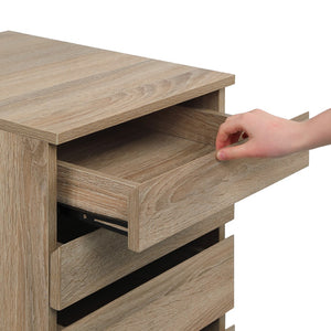 OSP Home Furnishings Holly Mobile Storage Cart River Oak