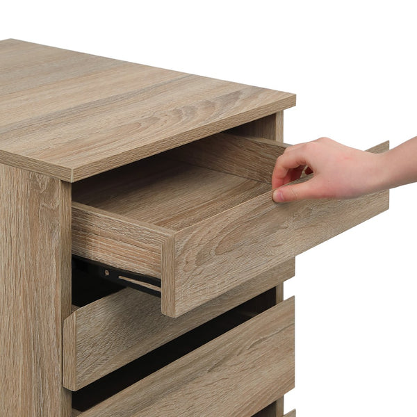 OSP Home Furnishings Holly Mobile Storage Cart River Oak