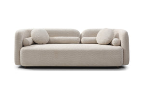 English Elm C32508, Japandi Boucle Sofa Set with Accent Chair Low Profile Cloud Seating W2664S00067