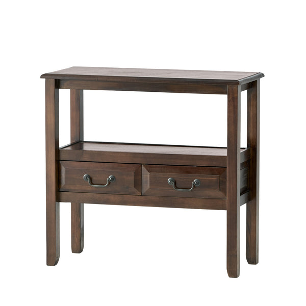 English Elm Christopher Knight Home® - End Table - Rustic Acacia Wood With Drawers, Versatile Modern Design For Living Room & Entryway N771P271384W