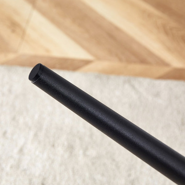 English Elm Table Modern Black Marble Mdf Dining Set With 4 Comfortable Pu Chairs - Stylish, Durable & Easy Care W1151S03404-GIGA