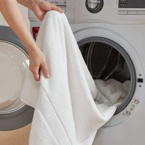 JLA Home Madison Park Signature - Ultra-Soft Spa-Quality 100% Cotton Towels with 800 GSM Plushness, Antimicrobial, Oeko-Tex Certified White MPS73-188