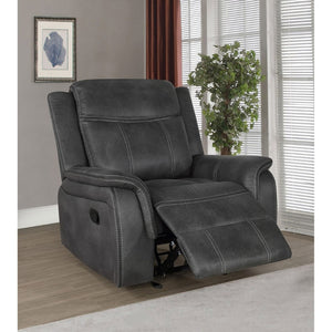 English Elm Franklin Microfiber Glider Recliner with Tufted Back and Cool Gel Memory Foam Seat B062P447788