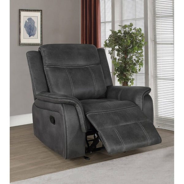 English Elm Franklin Microfiber Glider Recliner with Tufted Back and Cool Gel Memory Foam Seat B062P447788