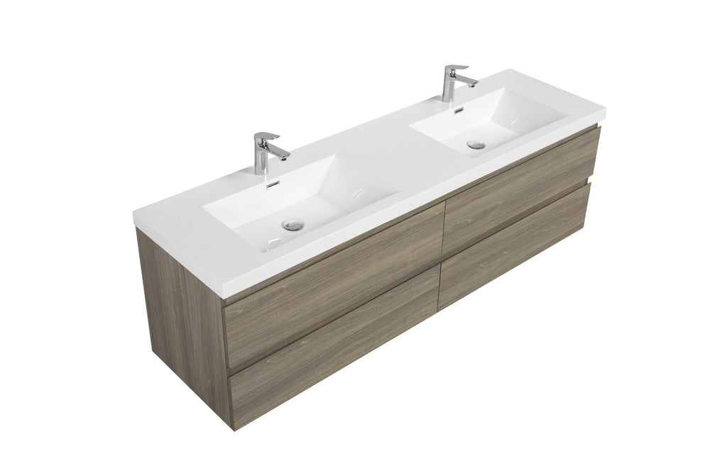 English Elm 72" Wall Mount Hanging Bracket for Bathroom Cabinet Secure Level Full Width Support W1920P466274