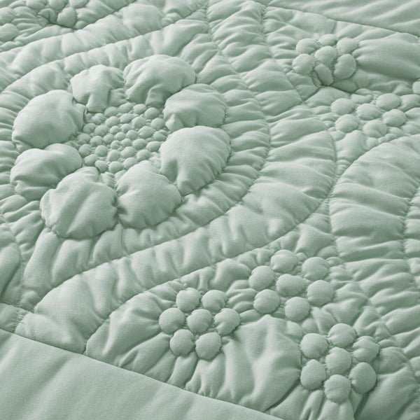 English Elm 3-Piece King Comforter Set In Soothing Sage - Cozy, Easy Care, Stylish Design For Modern Bedrooms B035P408733