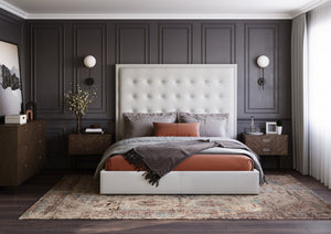 Sunpan Zagora Loom-Knotted Rug - Luxuriously Soft Viscose, Artisan Crafted with Unique Patterns for Your Home Rust