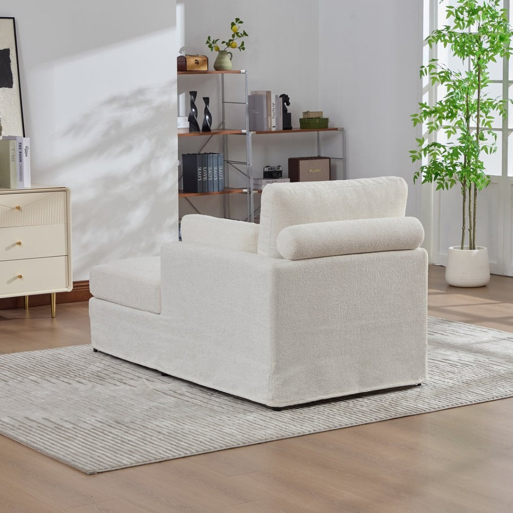 English Elm 31.69" Modular Chenille Sofa Bed with Pocketed Springs for Studio or Bedroom Use W3189P438356