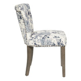 OSP Home Furnishings Kendal Chair Paisley Charcoal