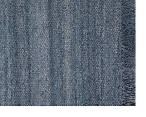 Sunpan Lindau Hand-Woven Rug - Sustainable Teal Beauty Crafted from Recycled PET Yarn by Skilled Artisans 9' X 12'