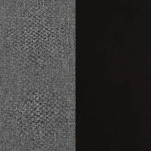 English Elm 2pc Plush Button-Tufted High Back Dining Chairs with Rolled Top, Nailhead Trim and Tapered Legs Espresso,Gray 42.5 L x 13 W x 19.25 H B011P311395