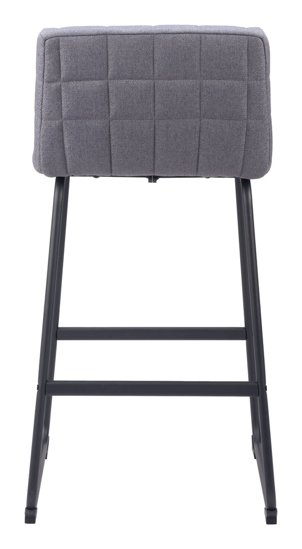 Pago Barstool - Set of 2 Gray 110072 Zuo Modern