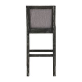 Christopher Knight Home® - Noble House - - 30.5 Inch Height Bar Stools Set Of 2, Rubber Wood Frame,Fabric Sponge Cushion And Upholstered Barstools, Retro Bar Chairs Suitable For Kitchen Island,Bedroom,Dining Room.