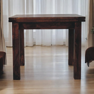 English Elm Solid Mango Wood Open Shelf Coffee Table Nordic Tapered Legs Warm Grain Living Room B182P279258