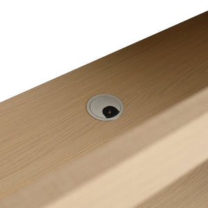 English Elm 36" Freestanding Bathroom Vanity Plywood Base Soft-close Doors Dune Oak Finish W999P392894