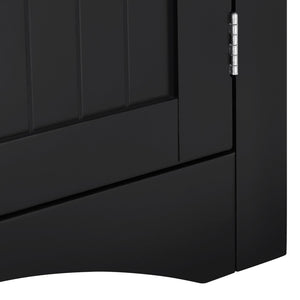 English Elm Sideboard Sideboard Cabinet - Modern Freestanding Corner Storage For Bathroom, Kitchen & Living Room Organization W487P352446-GIGA