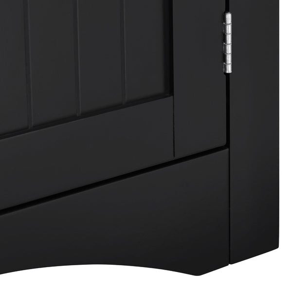 English Elm Sideboard Sideboard Cabinet - Modern Freestanding Corner Storage For Bathroom, Kitchen & Living Room Organization W487P352446-GIGA