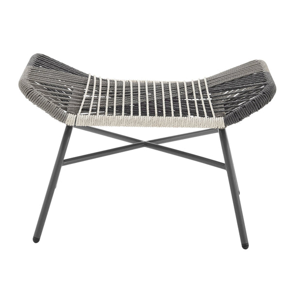 English Elm Ashland 5-Piece Outdoor Conversation Set with UV-Resistant Waterproof Fabric, Rustproof Steel Frame Cream B365P398240