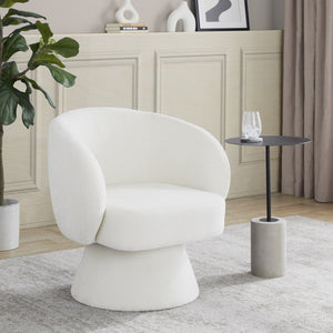 English Elm Swivel Accent Chair Silver Velvet Seat Gold X Pedestal Base Glam Living Room Cream B202P471330