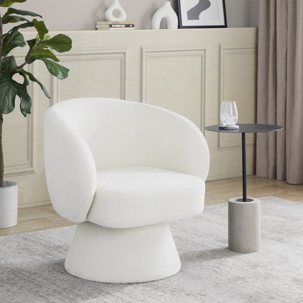 English Elm Swivel Accent Chair Silver Velvet Seat Gold X Pedestal Base Glam Living Room Cream B202P471330